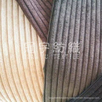 Polyester and Nylon Corduroy Fabric 6-28 Wales for Home Textile